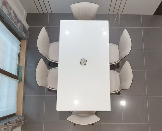 Modern Marble Top Dining Table Set