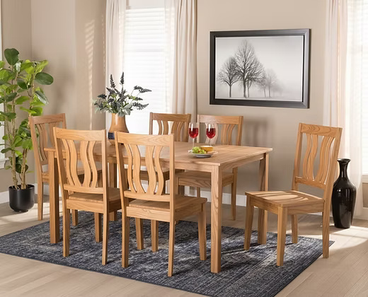 Modern 6 Seater  dining table set