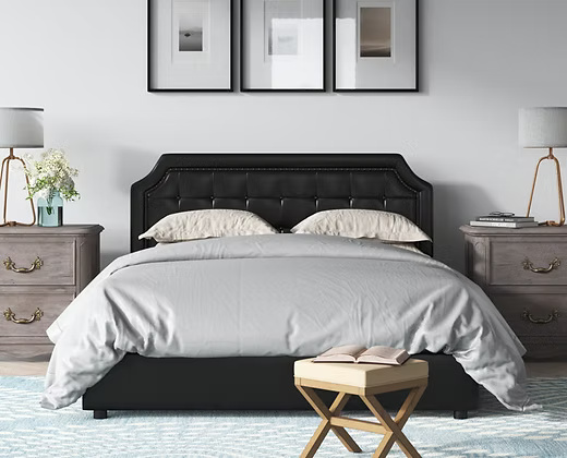 Elegant Upholstered Luxury Bed