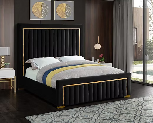 Luxury Green Velvet Luxury Bed