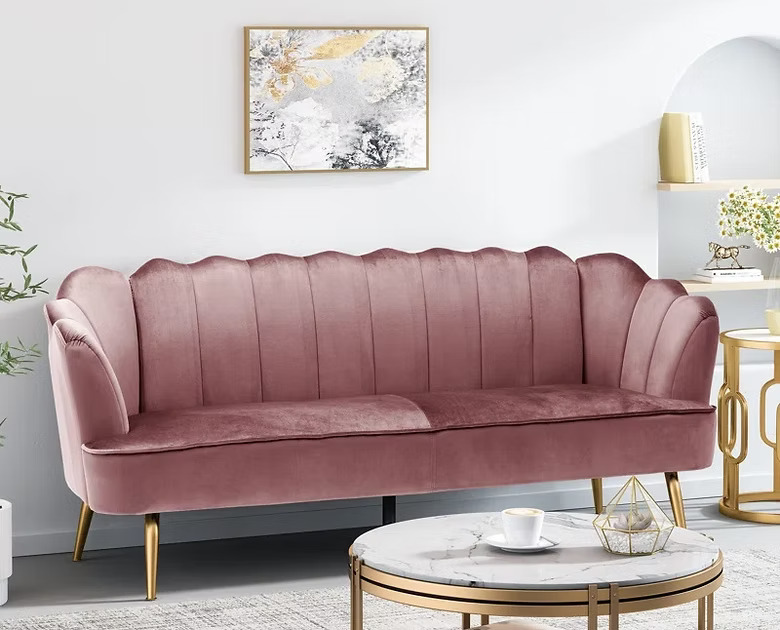 3 Seater Velvet Sofa