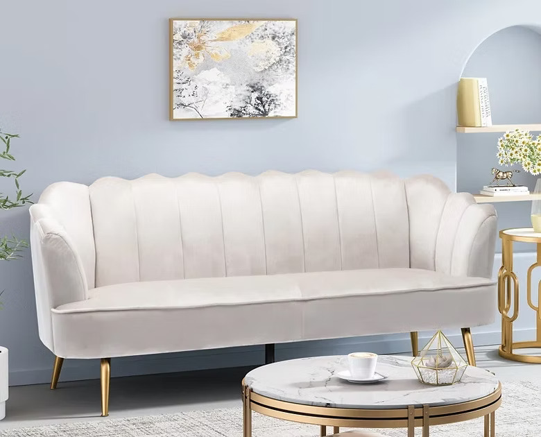 3 Seater Velvet Sofa