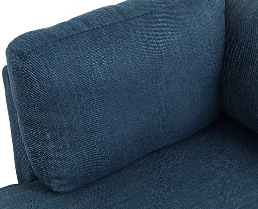 Modern Blue Chaise Lounge