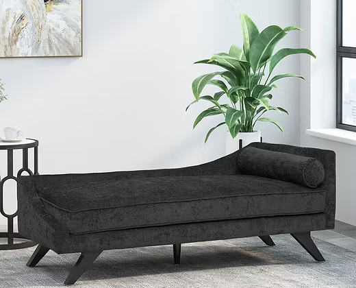 Modern Velvet Chaise Lounge