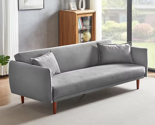 Elegant Green, Classic Grey, and Bold Black, Blue 3 Seater Premium Fabric Sofa 