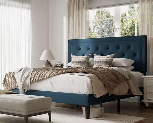 Elegant Upholstered Luxury Bed