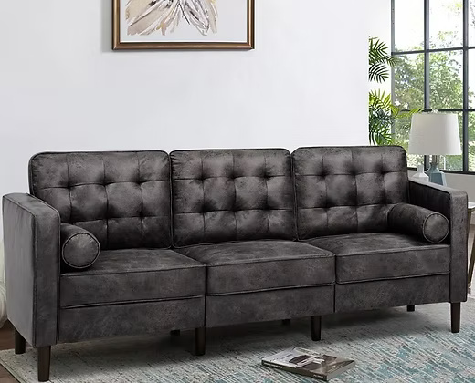  3 Seater Sofa Elegant Soft Modern Premium Fabric