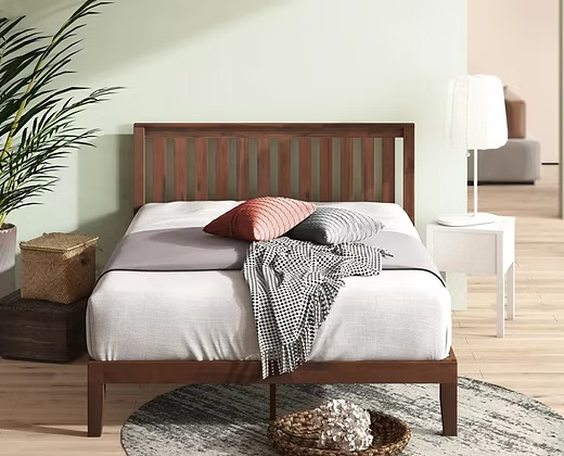 Stylish Wooden Bed 