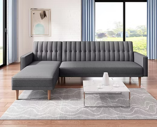Modern Elegant Tufted Sectional Sofa