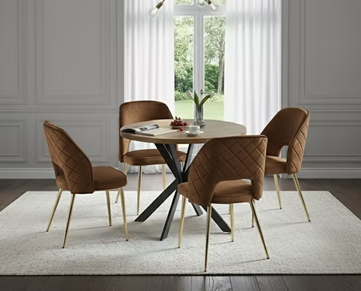 Modern Elegant 4 Seater dining table set