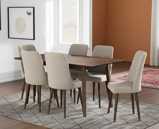 Modern 6Seater Dining Table Set