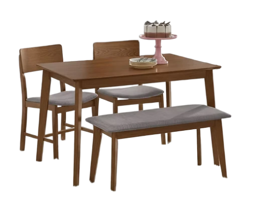 4 Seat Wooden Dining Table Set