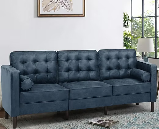  3 Seater Sofa Elegant Soft Modern Premium Fabric