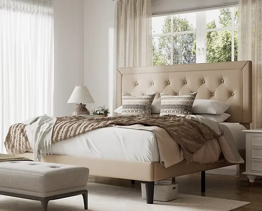 Elegant Upholstered Luxury Bed