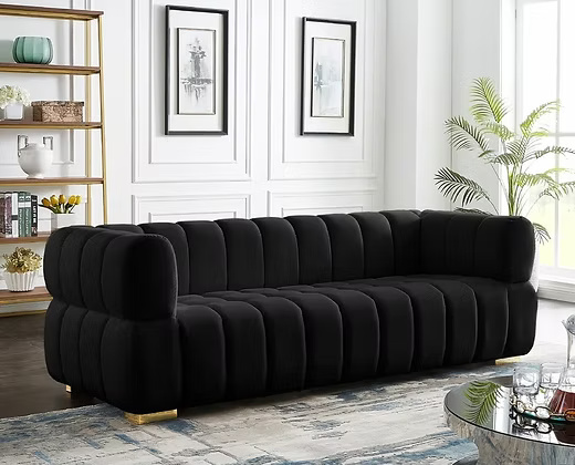 3 Seater Elegant soft & Sleek Velvet Sofa