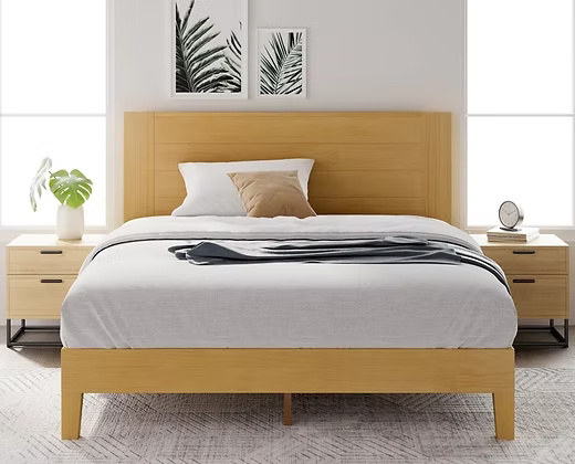 Modern Wooden Bed 