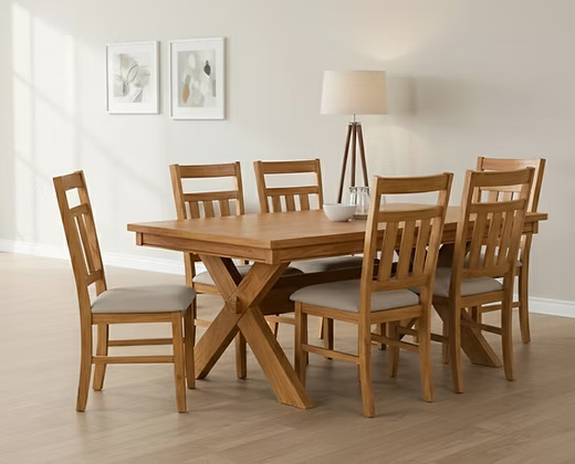 Modern 6 Seater dining table set