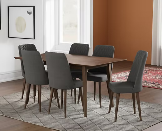 Modern 6Seater Dining Table Set