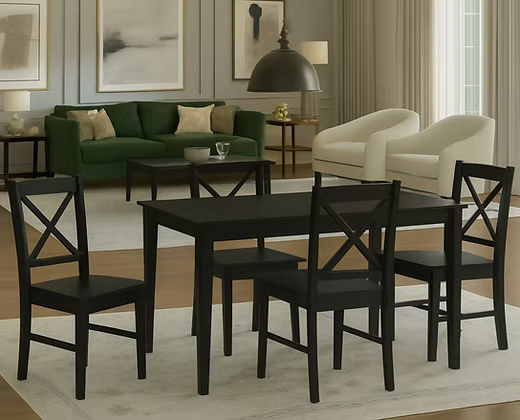 Modern 4 Seater Dining Table Set