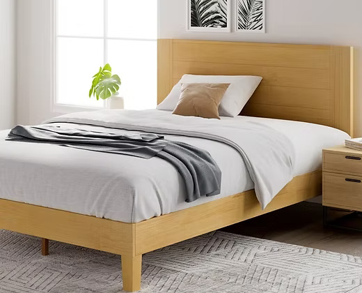 Modern Wooden Bed 