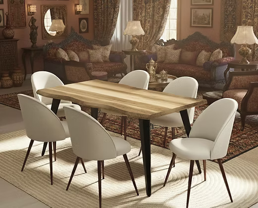 Modern 6 Seater  Dining Table Set