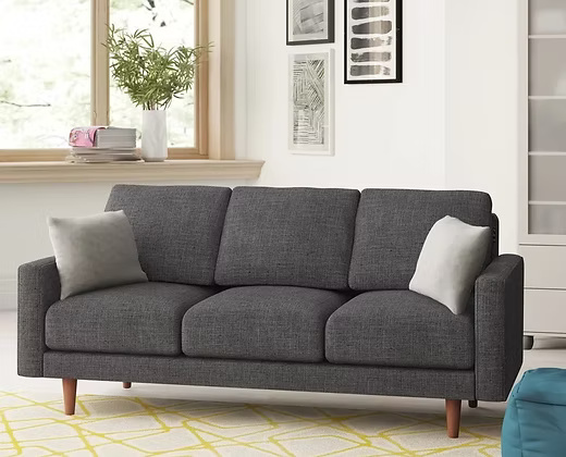 3 Seater High Back Relax Sofa With Multi colour shades Fabric Sofa