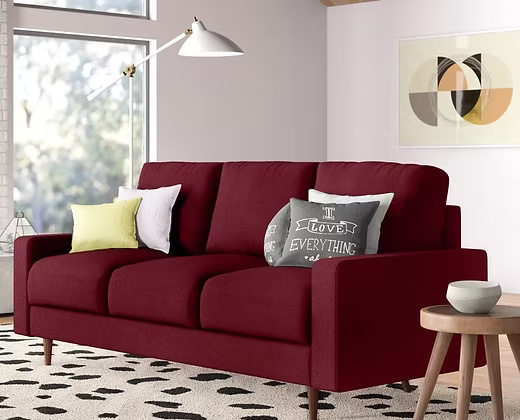 3 Seater High Back Relax Sofa With Multi colour shades Fabric Sofa