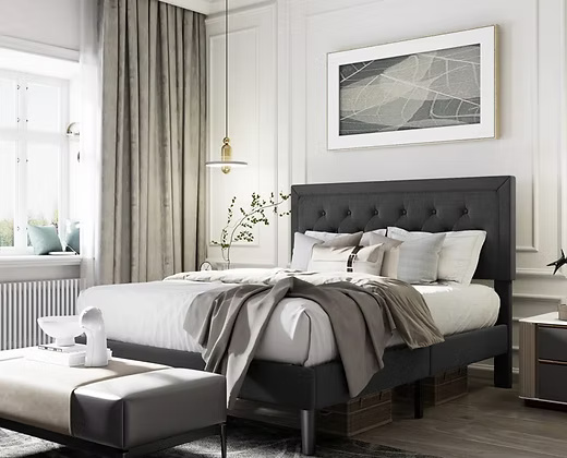 Elegant Upholstered Luxury Bed