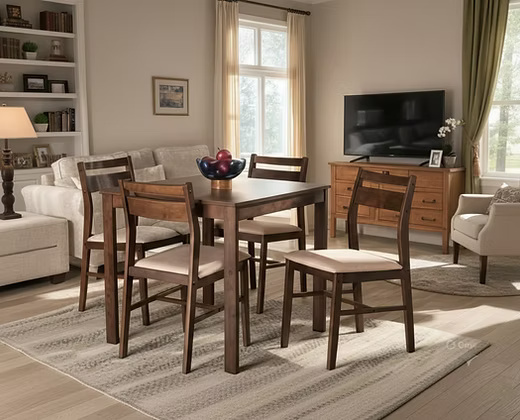 Wooden dining table set
