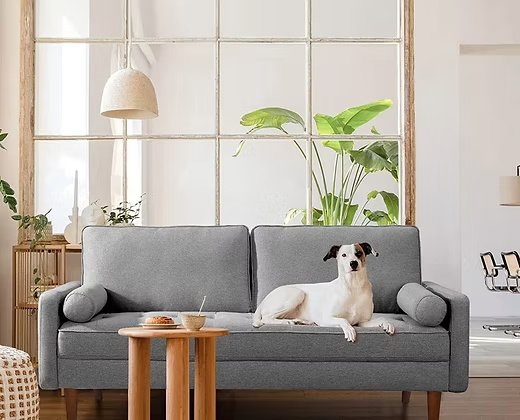 3 Seater High Back Rest Sofa with Hand Rest In Multi colour Sofa