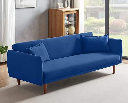 Elegant Green, Classic Grey, and Bold Black, Blue 3 Seater Premium Fabric Sofa 