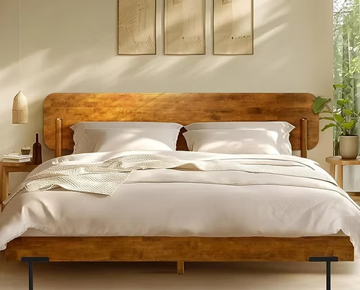 Wooden Double Bed 