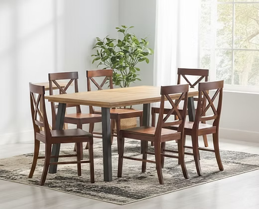 6 Seater Dining Table Set