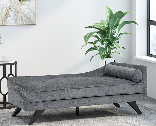 Modern Velvet Chaise Lounge