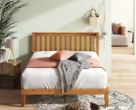 Stylish Wooden Bed 