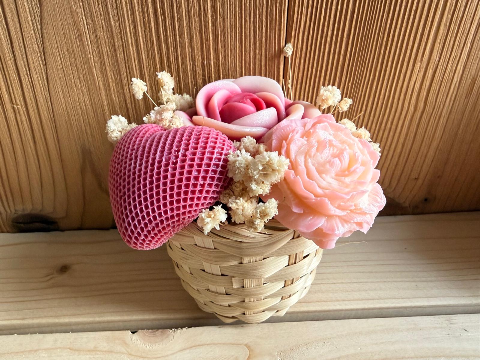 Bouquet fondants parfumés - Rouge pain d'épices - 100g 