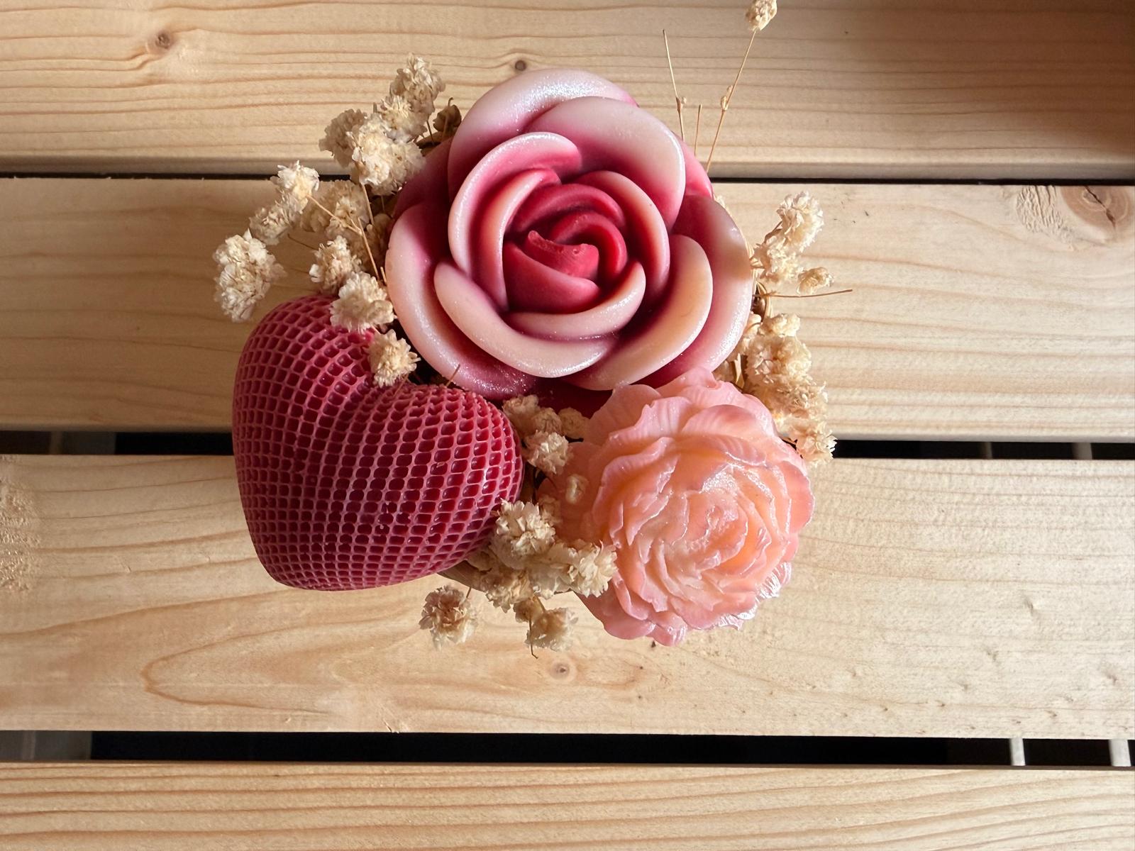 Bouquet fondants parfumés - Rouge pain d'épices - 100g 