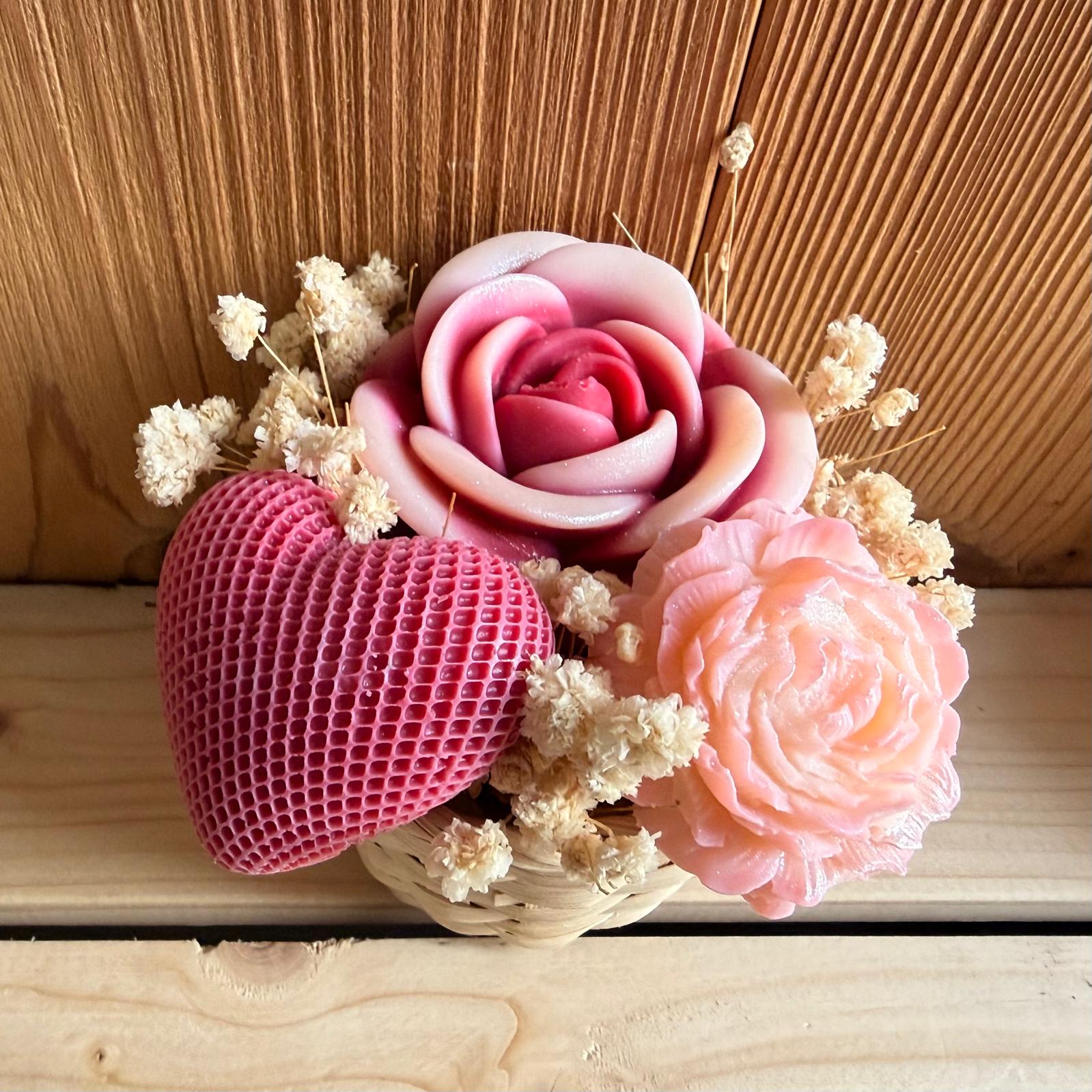 Bouquet fondants parfumés - Rouge pain d'épices - 100g 