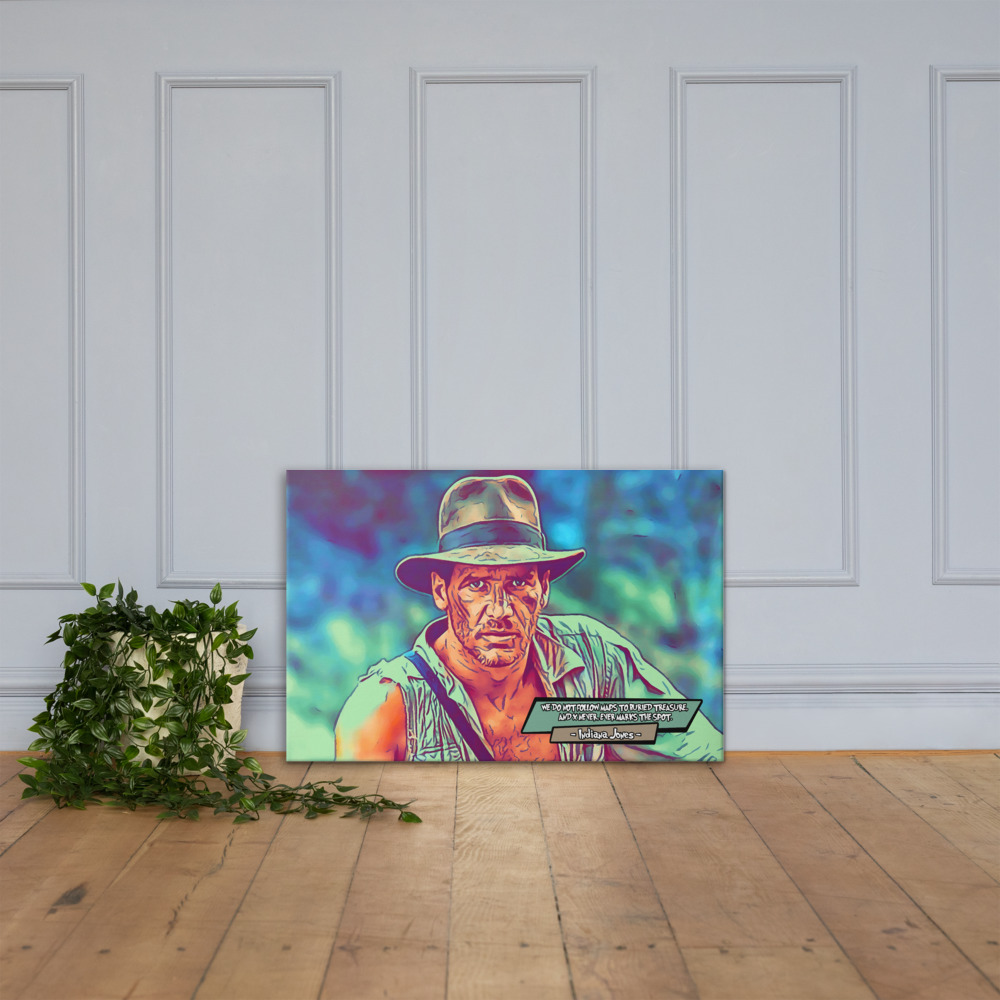 [INDIANA JONES]– Comic Icons Art (Available in 3 formats and 3 different sizes)