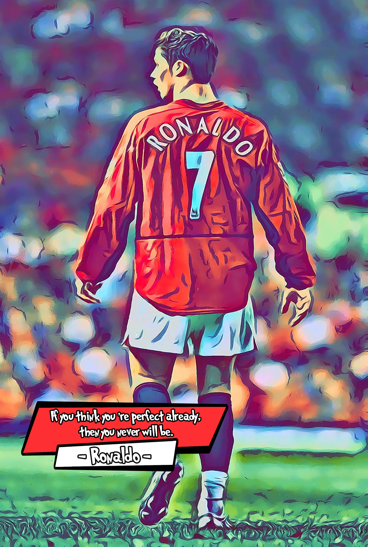 [RONALDO]– Comic Icons Art (Available in 3 formats and 3 different sizes)