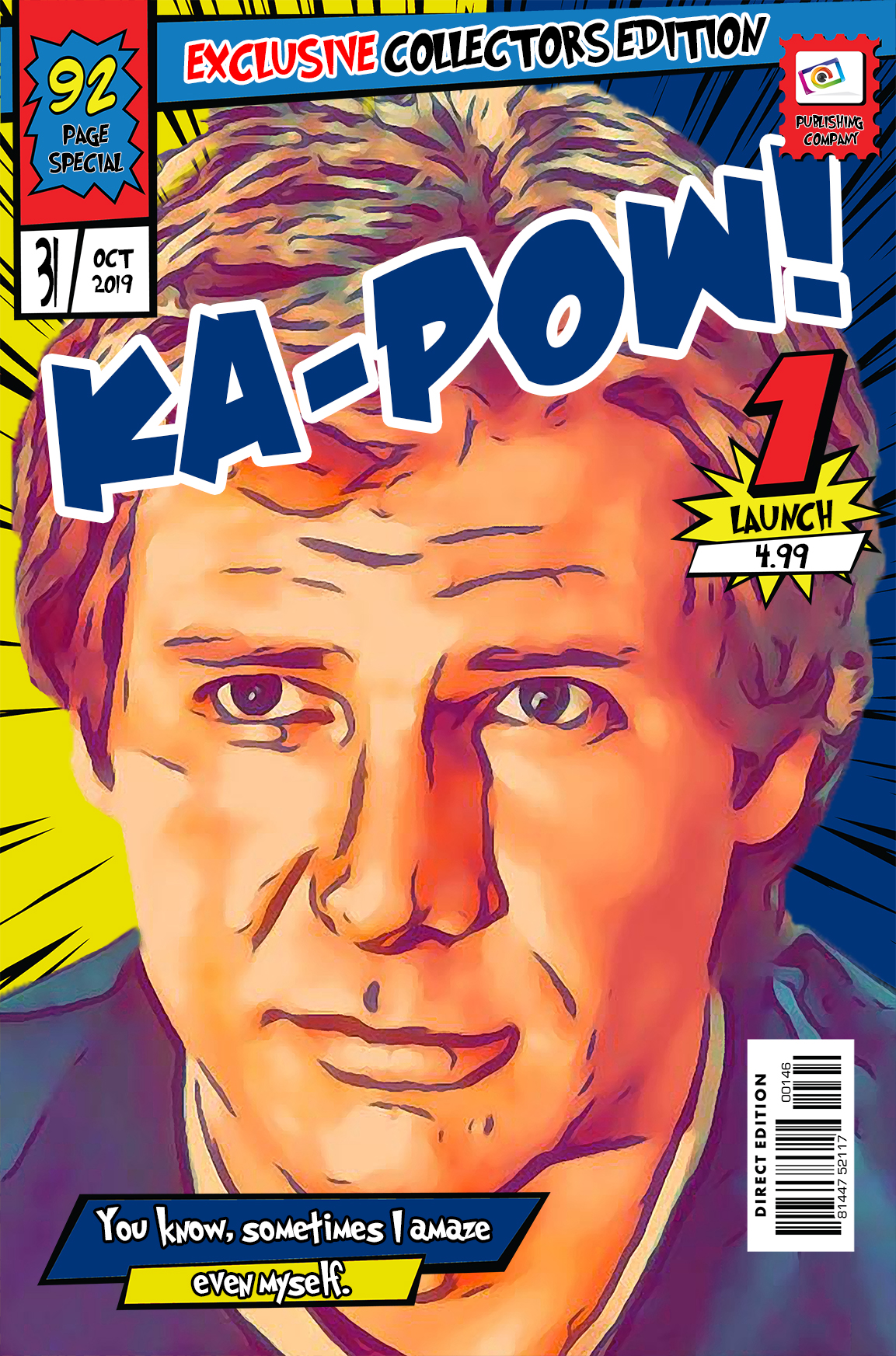 [HANS SOLO] – Comic Book Cover Art (Available in 3 formats and 3 different sizes)