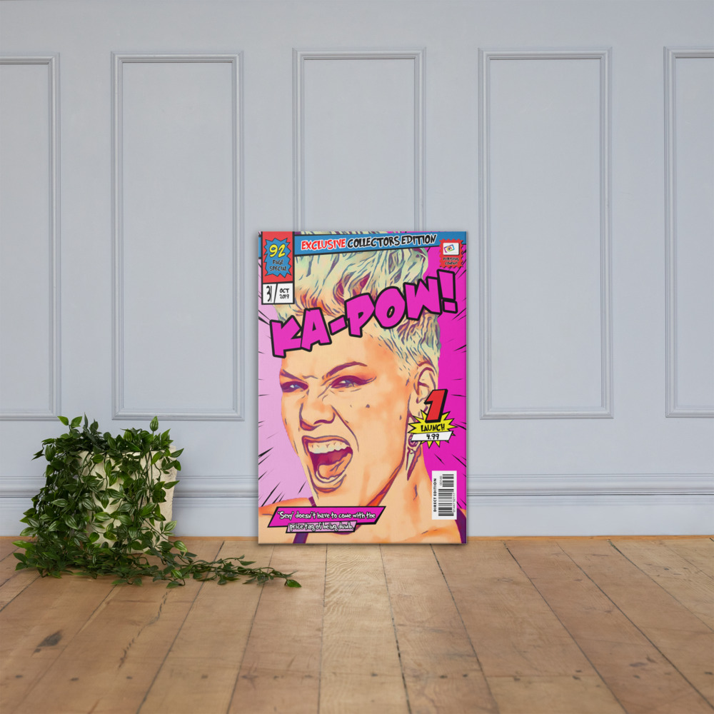 [PINK] – Comic Book Cover Art (Available in 3 formats and 3 different sizes)