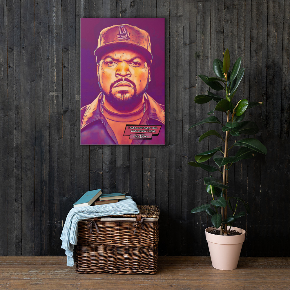 [ICE CUBE]– Comic Icons Art (Available in 3 formats and 3 different sizes)