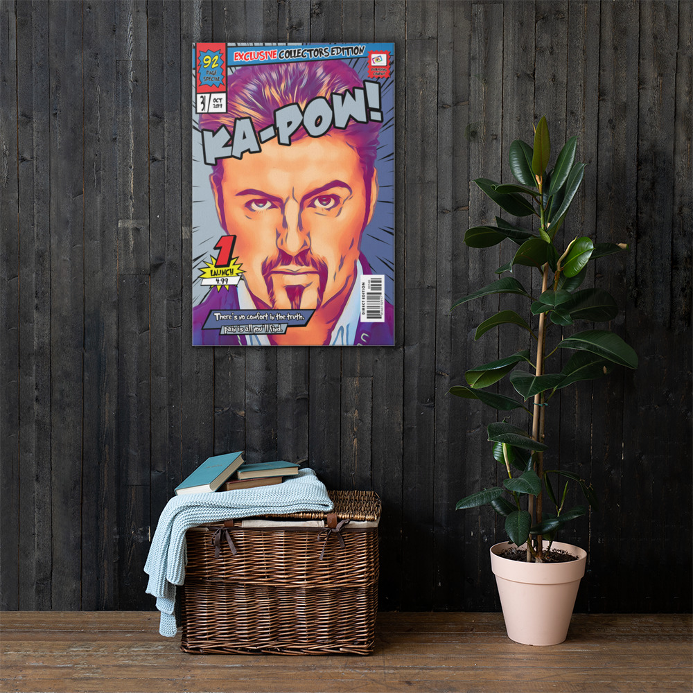 [GEORGE MICHAEL] – Comic Book Cover Art (Available in 3 formats and 3 different sizes)