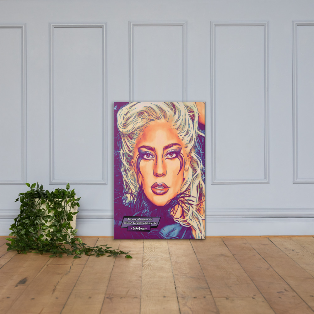 [LADY GAGA]– Comic Icons Art (Available in 3 formats and 3 different sizes)