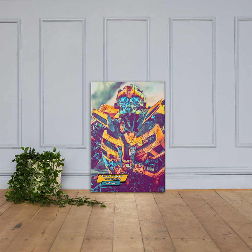 [BUMBLEBEE - TRANSFORMERS]– Comic Icons Art (Available in 3 formats and 3 different sizes)