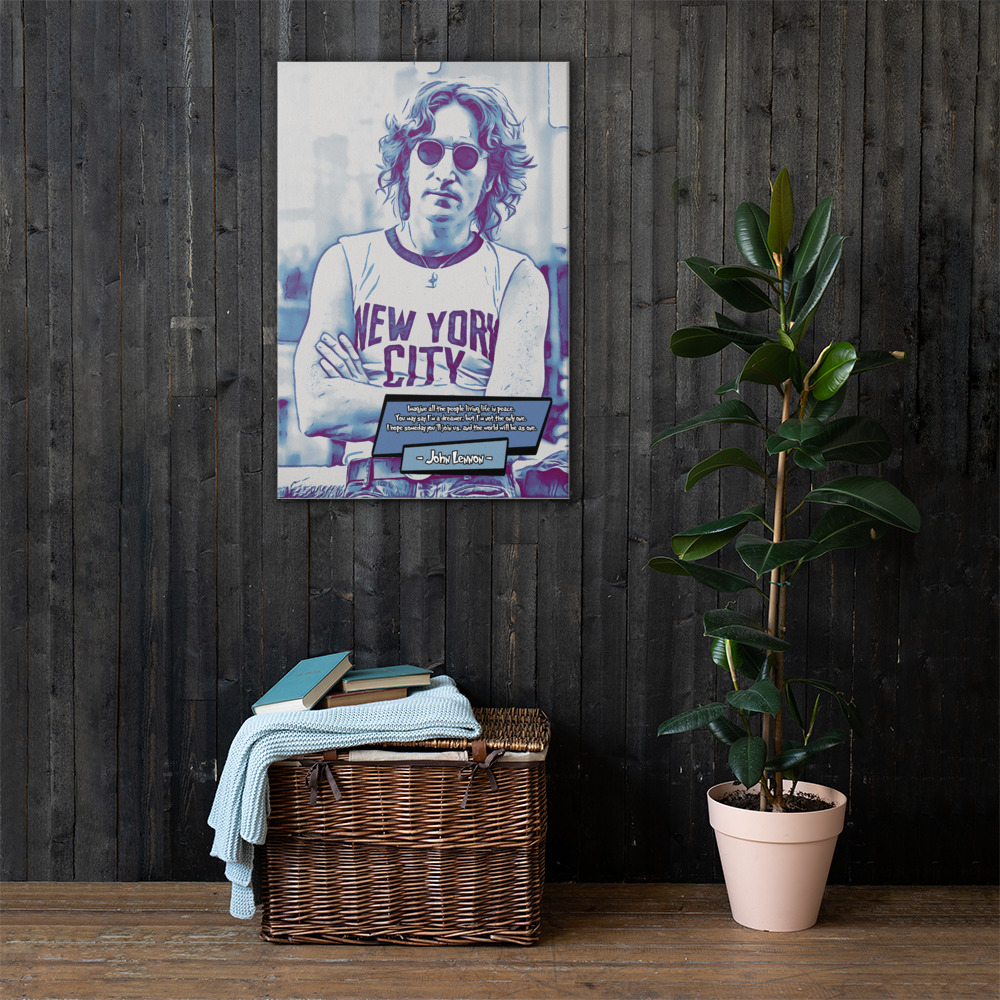 [JOHN LENNON]– Comic Icons Art (Available in 3 formats and 3 different sizes)