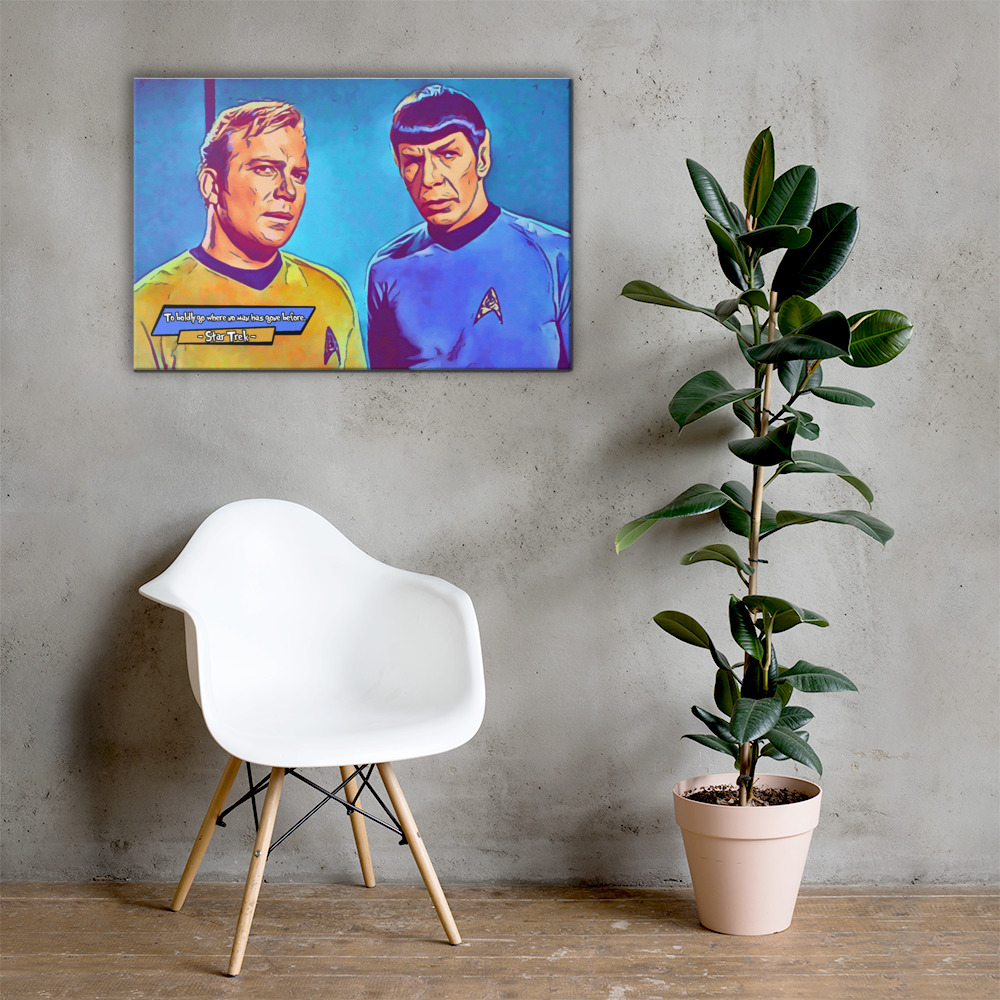 [STAR TREK]– Comic Icons Art (Available in 3 formats and 3 different sizes)