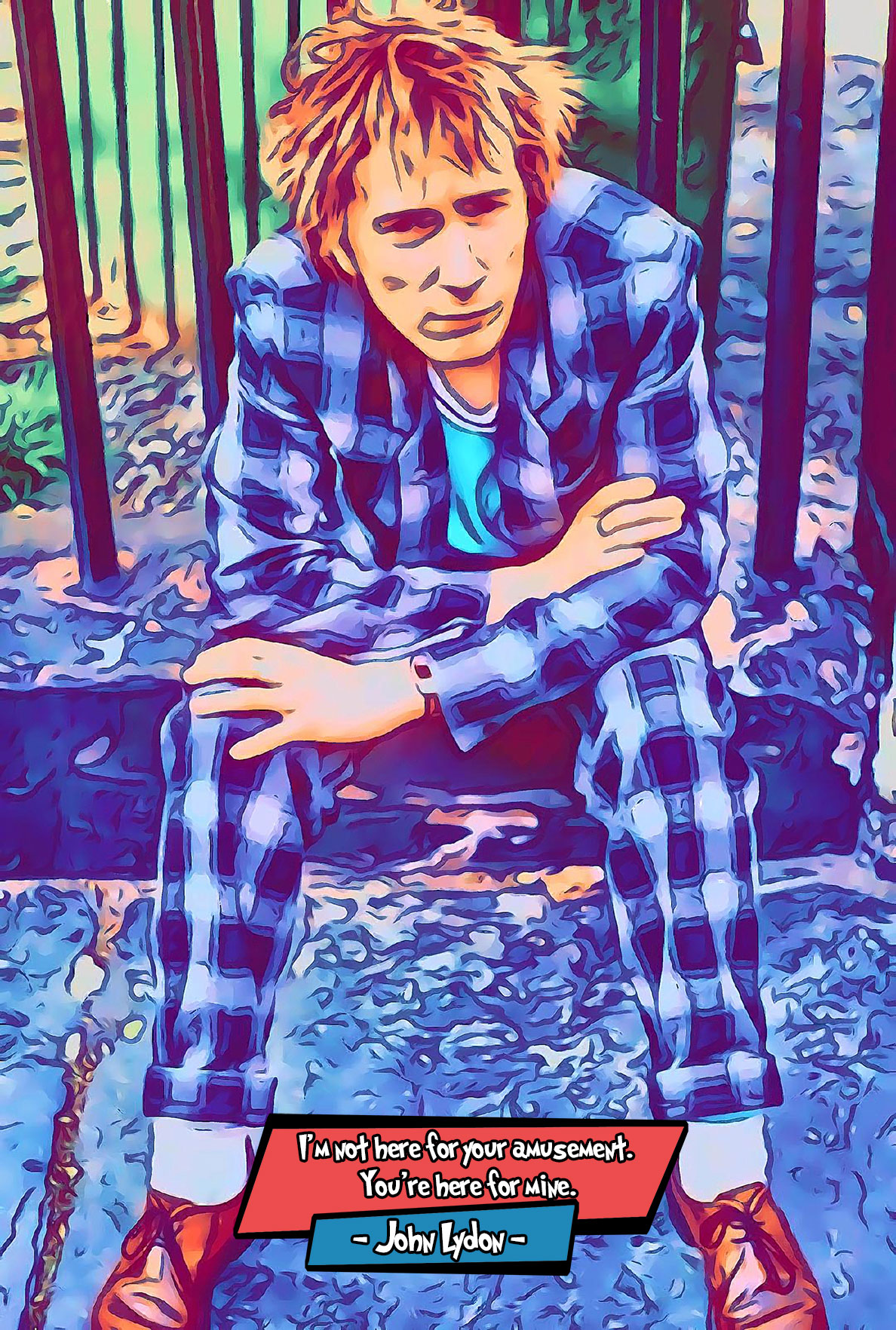 [JOHN LYDON]– Comic Icons Art (Available in 3 formats and 3 different sizes)