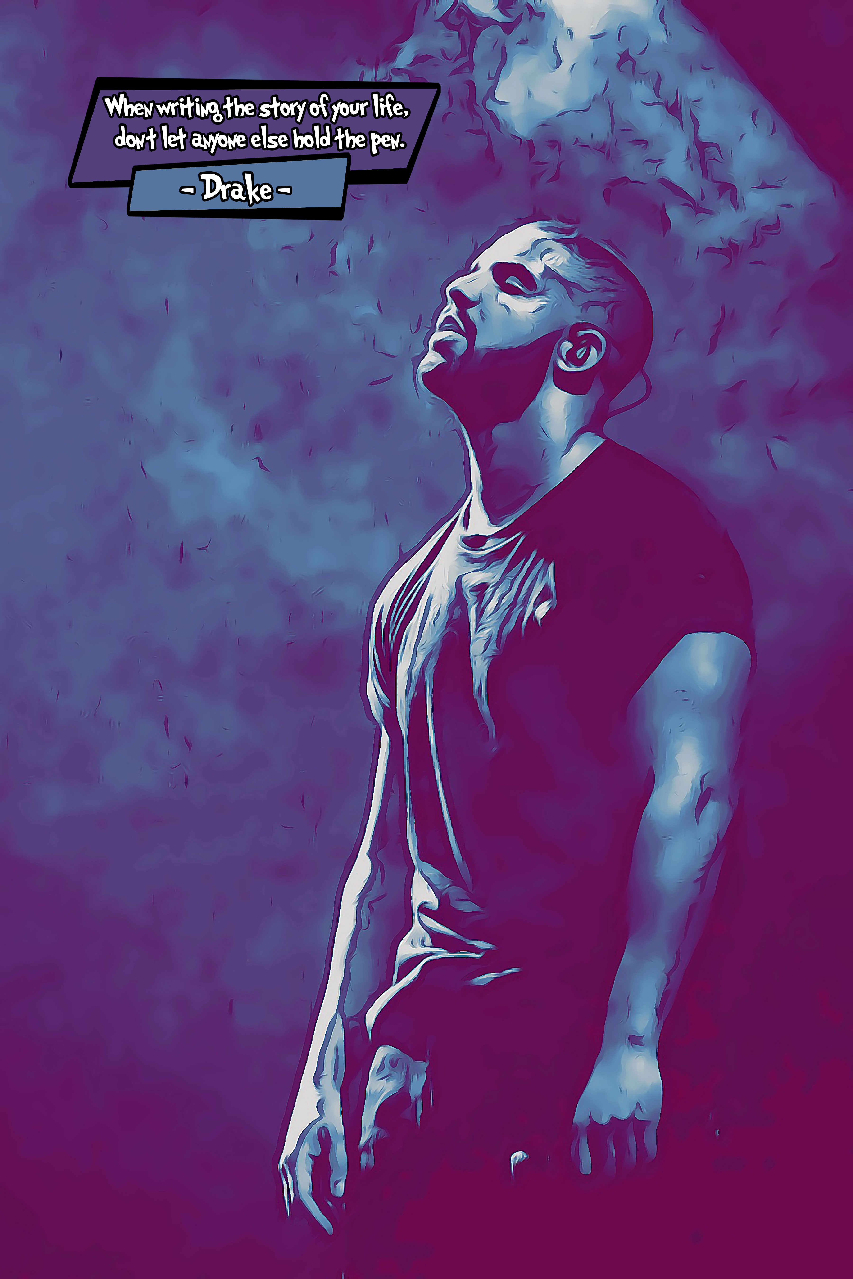 [DRAKE]– Comic Icons Art (Available in 3 formats and 3 different sizes)